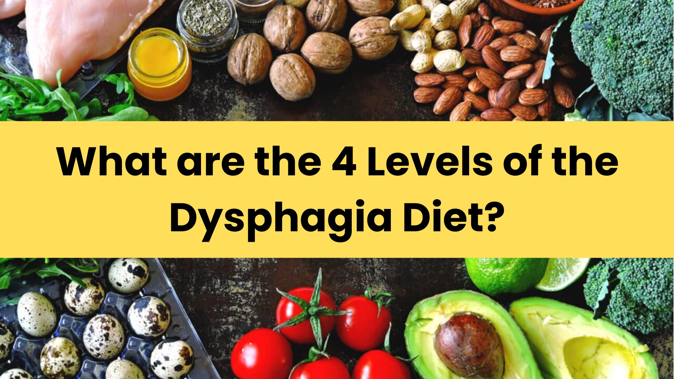 What are the 4 Levels of the Dysphagia Diet?​